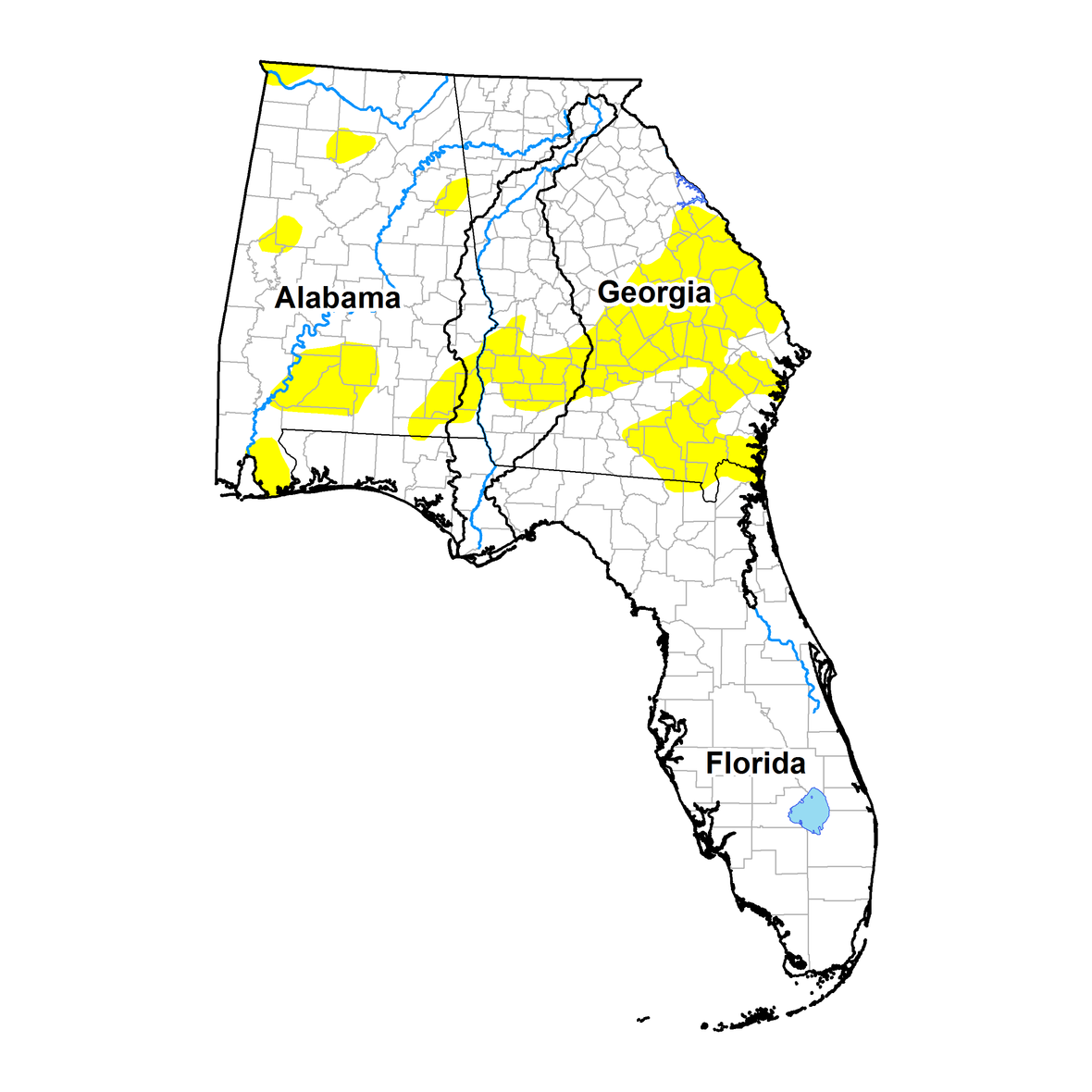 Drought Conditions from the ACF River Basin Drought and Water Webinar ...