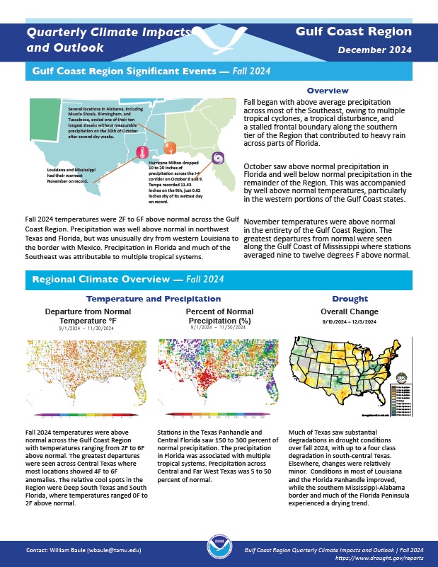 Example image of the Climate Impacts and Outlook report