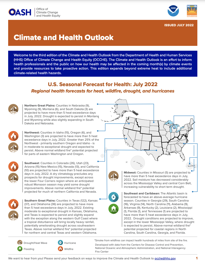 2022 Climate and Health Outlook