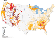 U.S. Forest Service Cumulative Drought Severity Index (CDSI) | Drought.gov