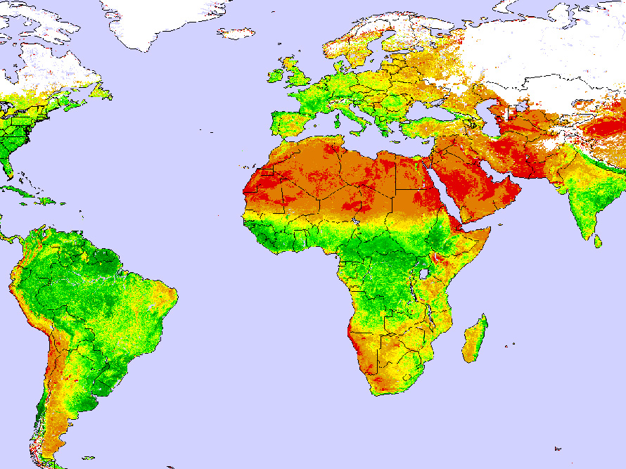 World Natural Vegetation Map For Sale Picclick Uk Hot Sex Picture 0969