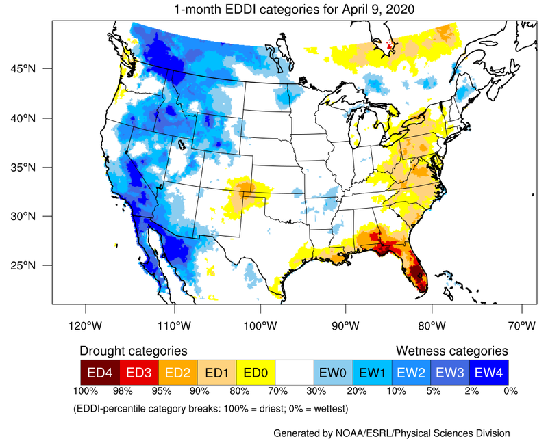 Evaporative Demand Drought Index (eddi) 