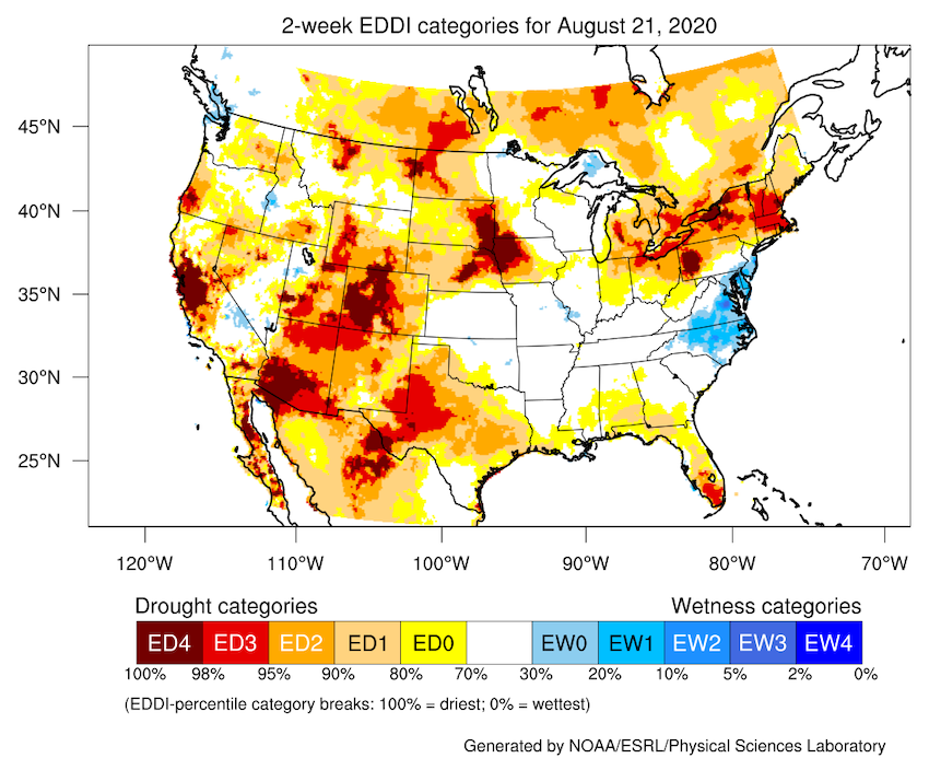 Drought Update A Look At Drought Across The United States In 15 Maps Drought Gov
