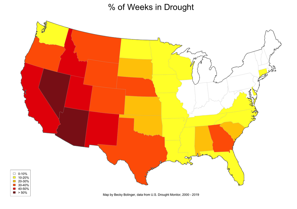 How Drought Prone Is Your State? A Look at the Top States and Counties ...