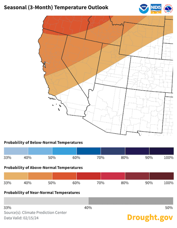 California Nevada Drought Status Update February 15 2024 Drought Gov   Seasonal (3 Month) Temperature Outlook 02 15 2024 