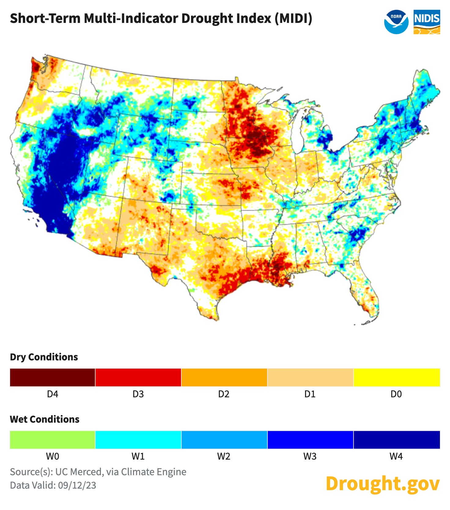 Summer 2023 in Review: A Look Back at Drought Across the U.S. in 10 ...