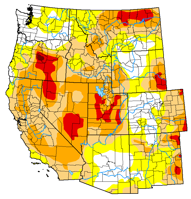 Special Edition Drought Status Update For The Western United States ...