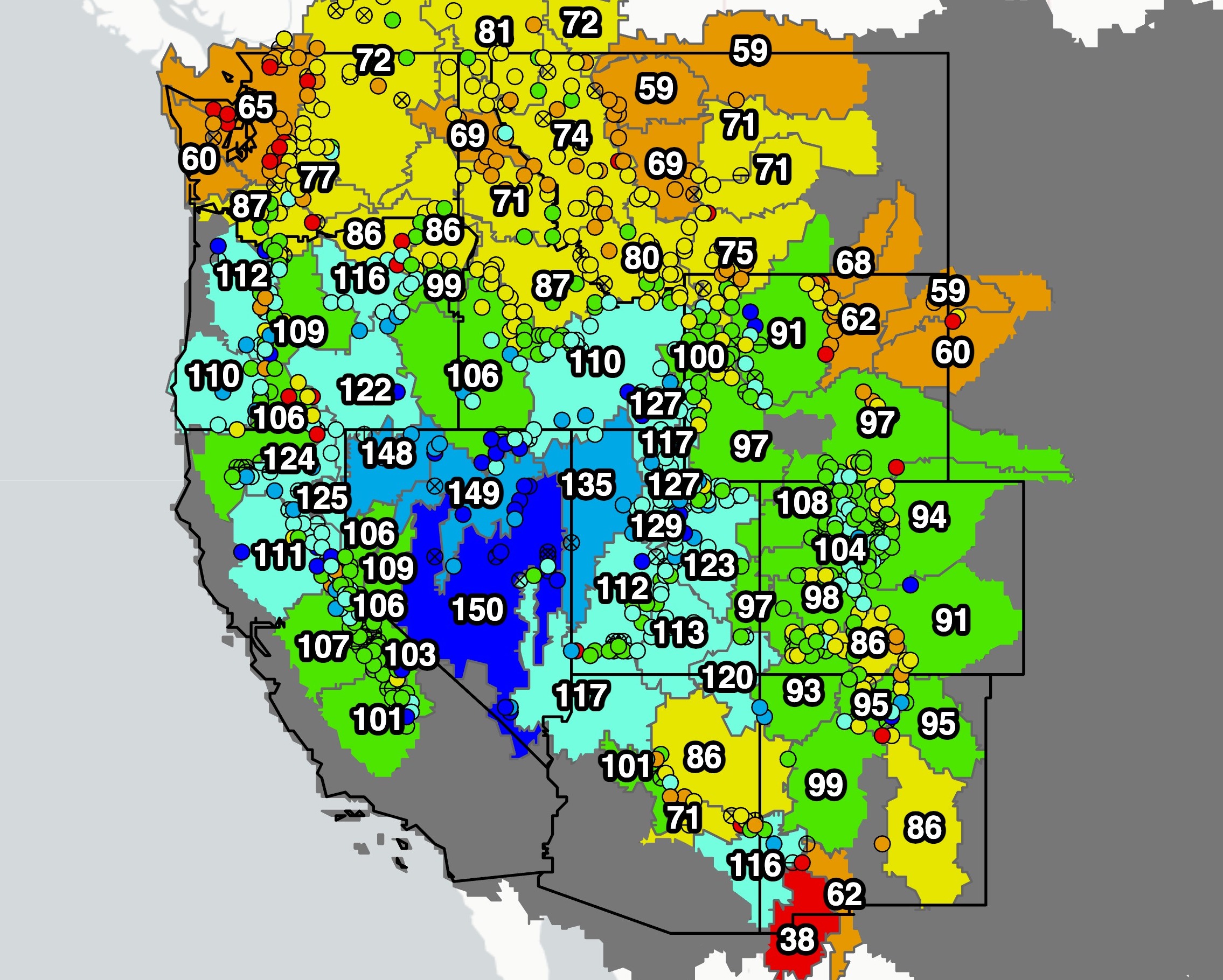 Snow Drought Current Conditions and Impacts in the West | March 7