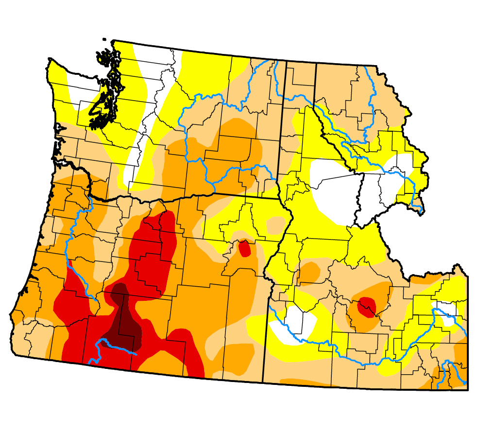 Drought Status Update For The Pacific Northwest | May 13, 2021 ...