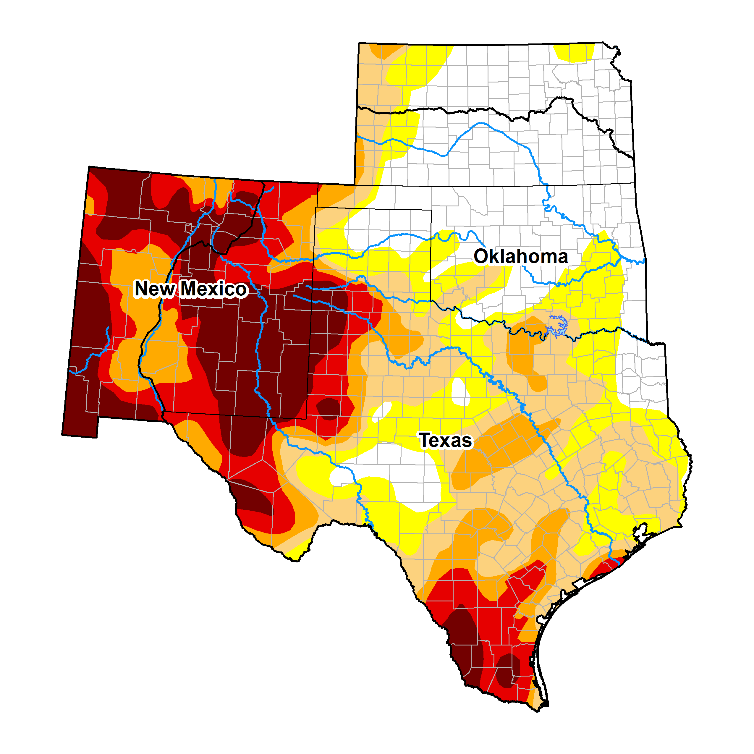 Drought Update for the Southern Plains DEWS | March 26, 2021 | Drought.gov