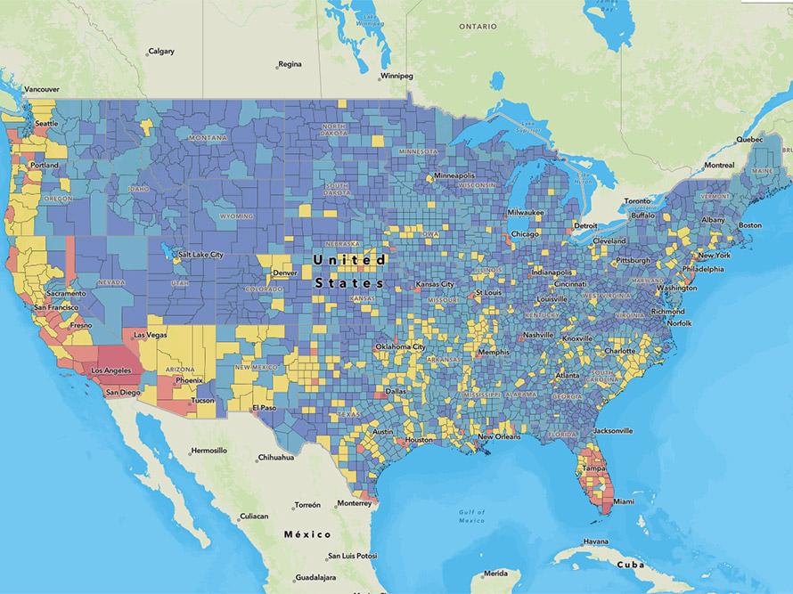 National Risk Index for Natural Hazards | Drought.gov