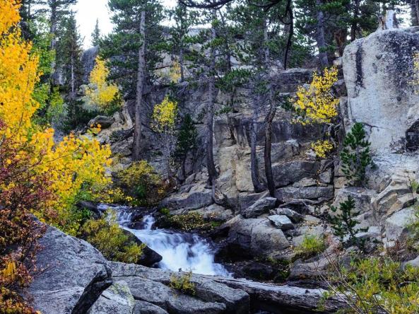 Bishop Creek Falls in Nevada.