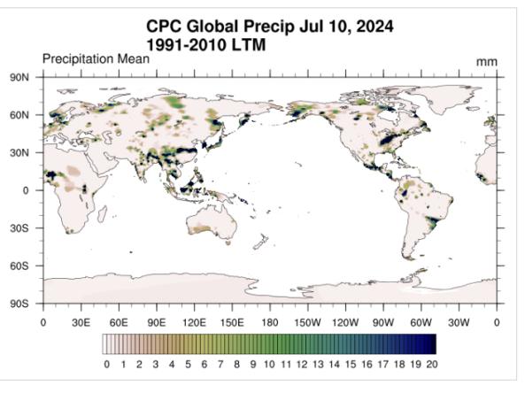 Global CPC Unified Daily Precipitation.
