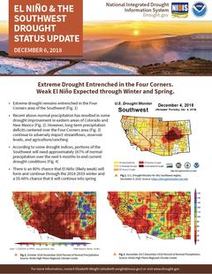Preview of the drought status update PDF