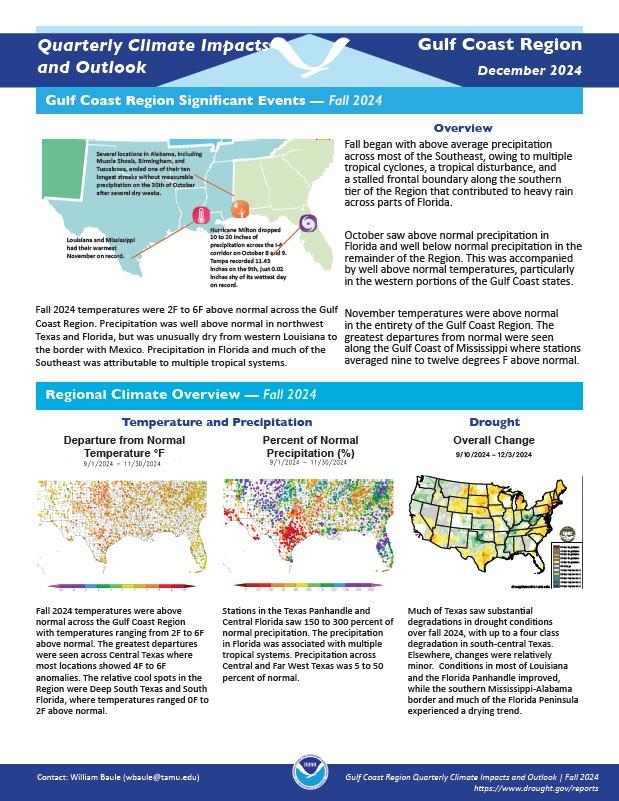 Example image of the Climate Impacts and Outlook report