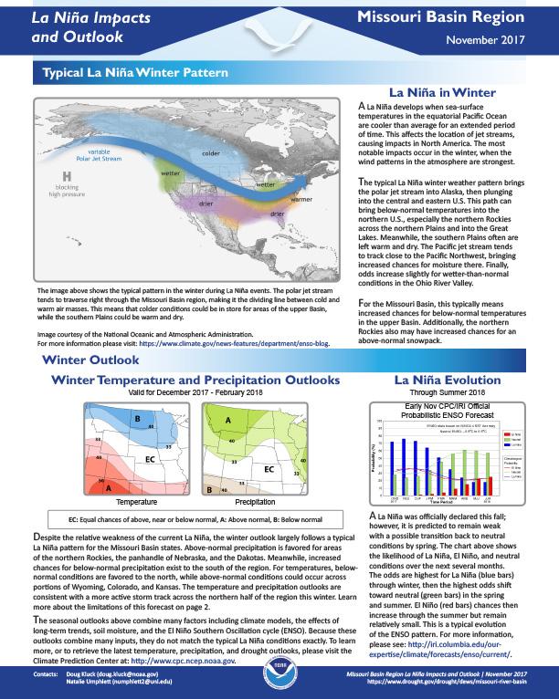 Example image of the Climate Impacts and Outlooks report