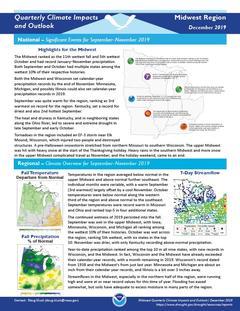 Preview of the Quarterly Climate Impacts and Outlook