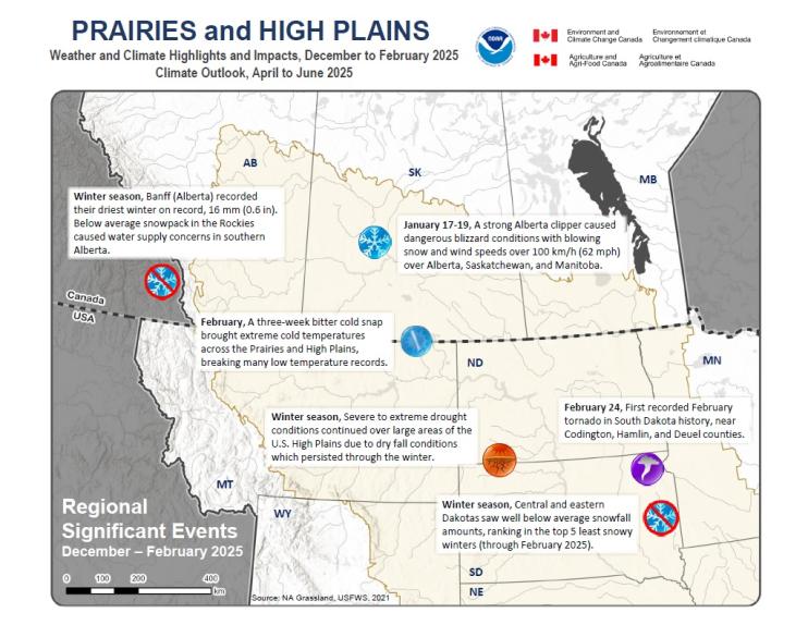 Example image of the Climate Impacts and Outlook report