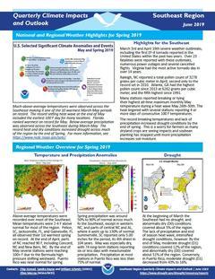 First page of the Impacts and Outlooks report