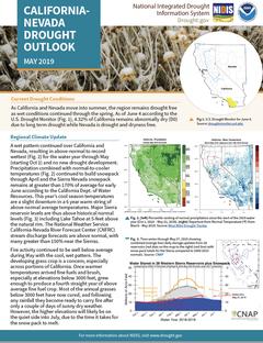 First page of the California-Nevada Drought Outlook