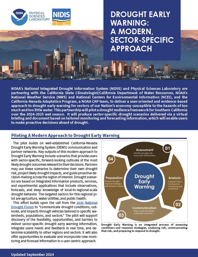 A Modern Approach to Drought Early Warning: Southern California Pilot - Participant Agenda