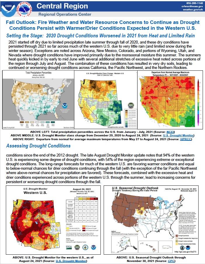 April 2021 Drought Report  National Centers for Environmental Information  (NCEI)