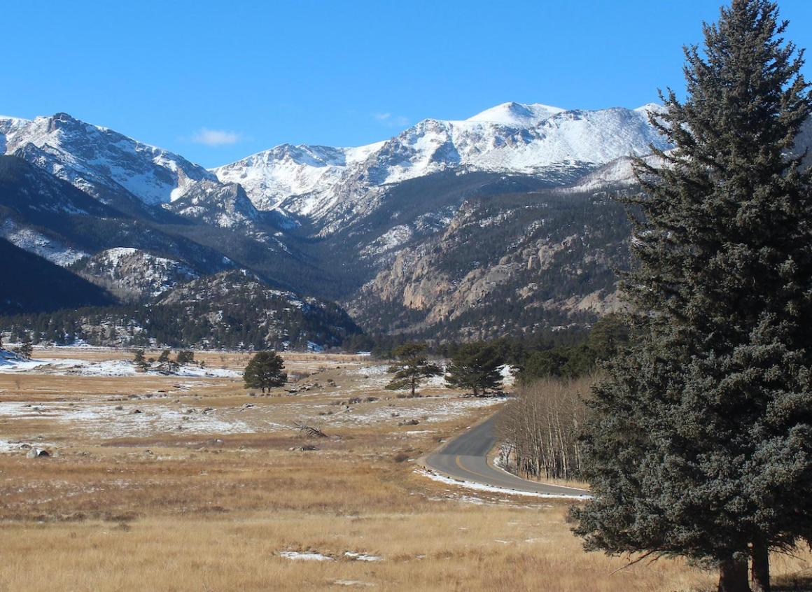 View of the Rocky Mountains