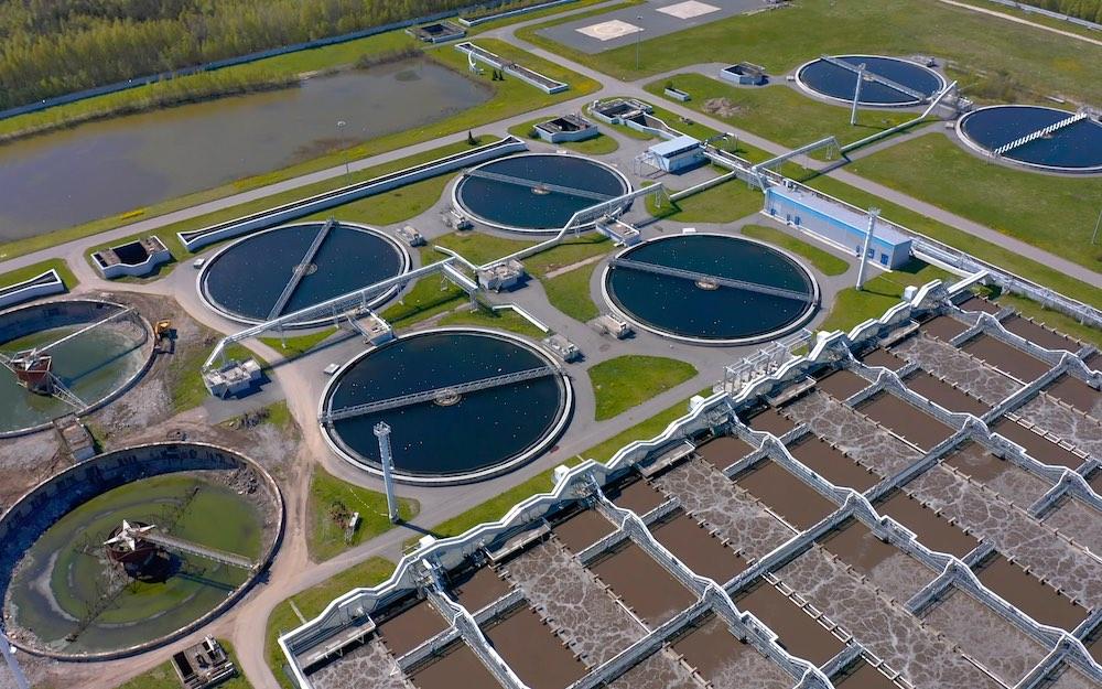 A wastewater treatment plant. Photo credit: chekart, Shutterstock.