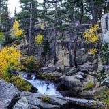 Bishop Creek waterfall in the Sierra Nevada Mountains. Photo credit: Cheryl McDonald Creative.