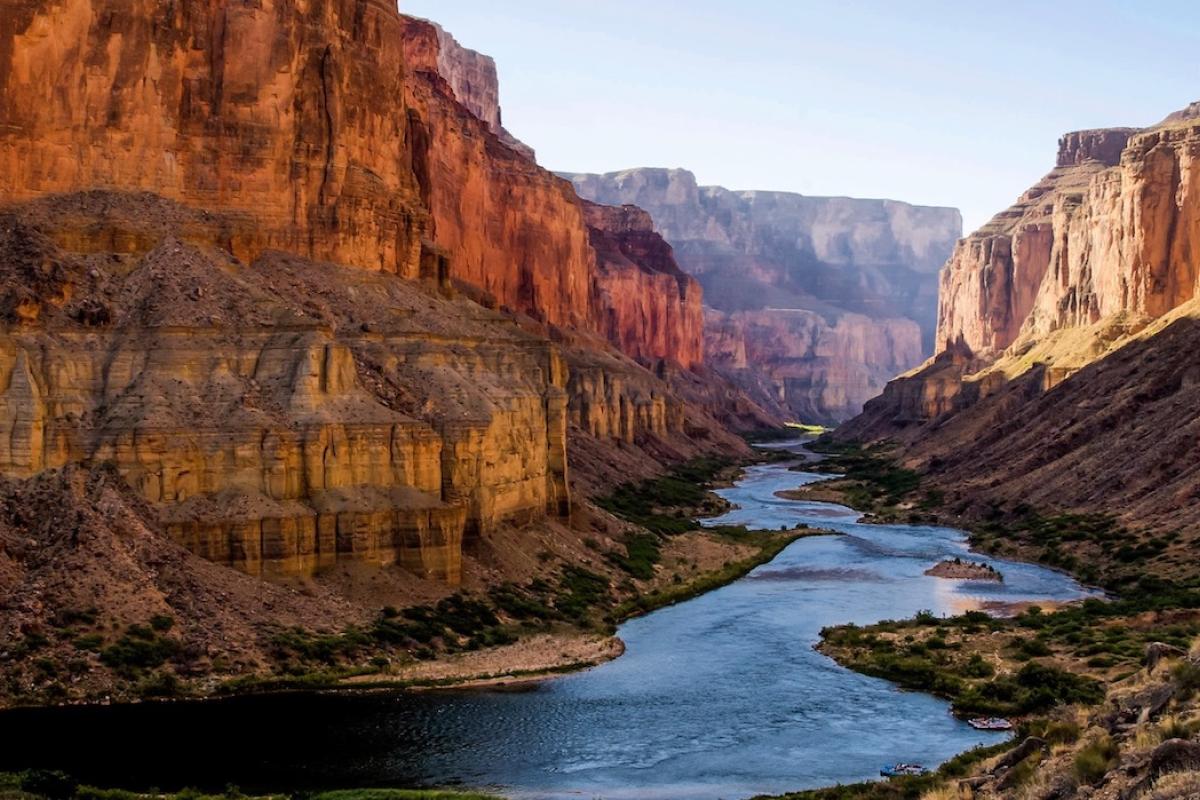 The Colorado River as it flows through Marble Canyon. Photo credit: Dominic Gentilcore, Shutterstock.